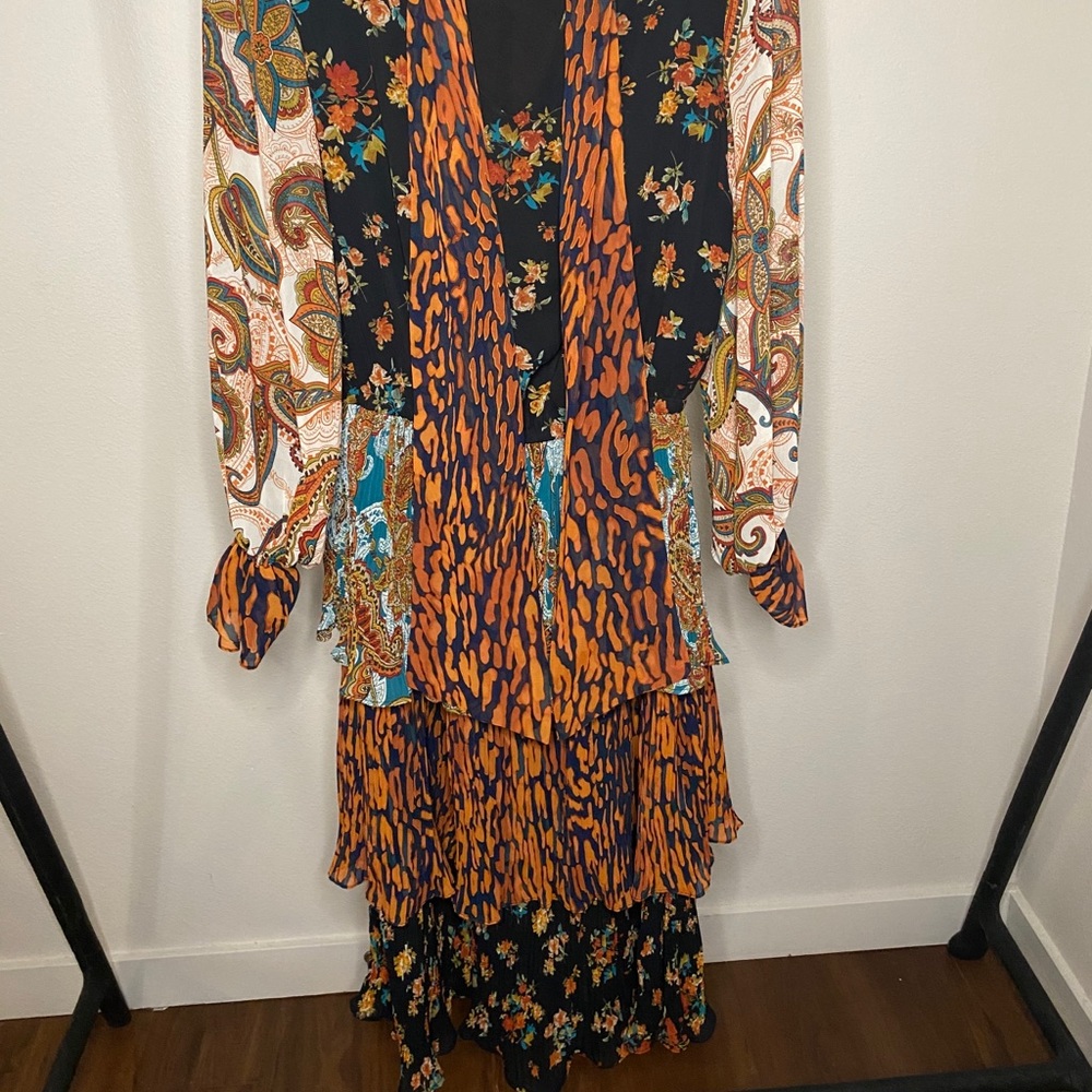 NY&C MIDI MULTI-PRINTED DRESS